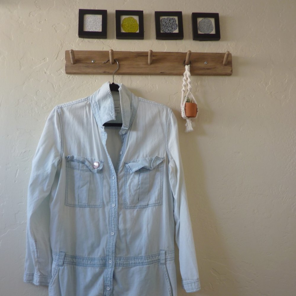 Melrose on Market Chambray Denim Jumpsuit